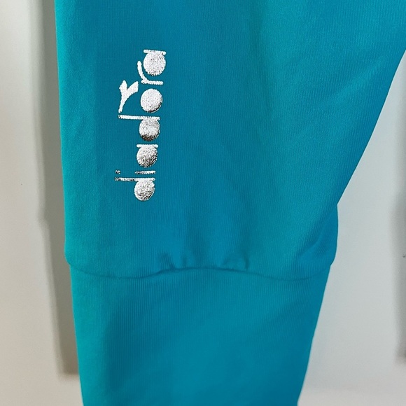 Diadora DIAdry Turquoise Full-Zip Athletic Jacket – Size M - NWT - Picture 6 of 9